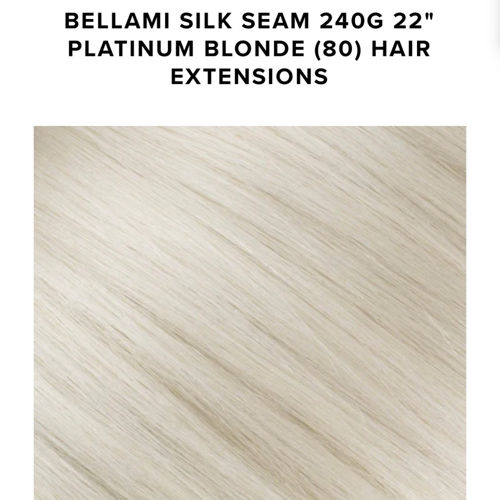 Bellami Silk Seam Clip in Hair Extensions